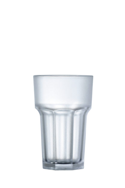Tumbler hi-ball frosted 10oz 28cl premium unbreakable polycarbonate plastic glass from Barcompagniet