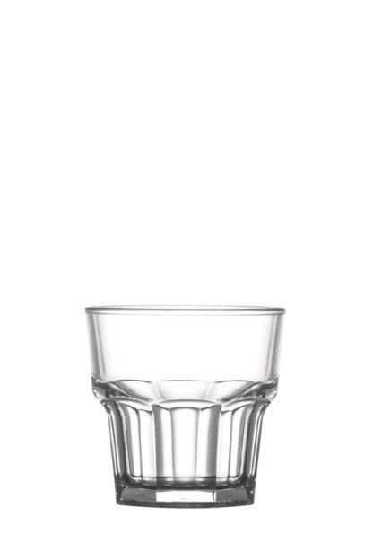 Tumbler Rocks 7oz 20cl premium unbreakable polycarbonate plastic glass from Barcompagniet