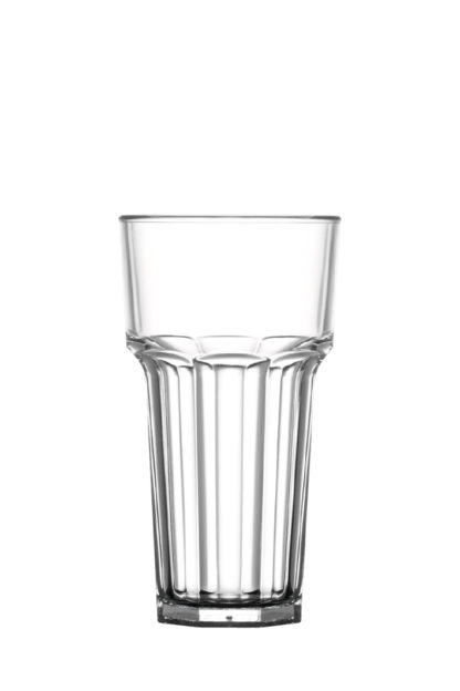 Tumbler tall drink glass 12oz 34cl premium unbreakable polycarbonate plastic glass from Barcompagniet